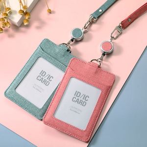 Porta Tarjetas de Identificación de Cuero con Cordón Retráctil para Profesores - Product Image 2