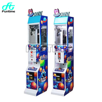 FunTime Mini Machine à griffes à monnayeur pour petits jouets, poupées, cadeaux et bonbons, avec accepteur de billets