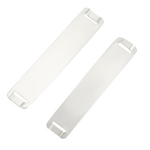 Étiquette de câble en acier inoxydable 0,5*19*89 mm, prévention de la rouille, utilisation pour équipement industriel - Product Image 2