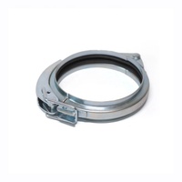 Accessoires de ventilation, collier de serrage rapide en acier galvanisé, pince de fixation rapide pour conduit