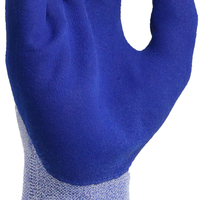 Gants de travail de sécurité MaxiPact en polyester et élasthanne 13 jauges, enduits de nitrile sablé, avec poignet tricoté, flexibles, durables et respirants