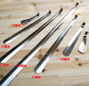 हॉट सेलिंग होनको पुरुषों के कस्टम लेजर लोगो स्टेनलेस स्टील लंबे जूता सींग 15 सेमी/30 सेमी/45 सेमी/50 सेमी/58 सेमी/80 सेमी - Product Image 2