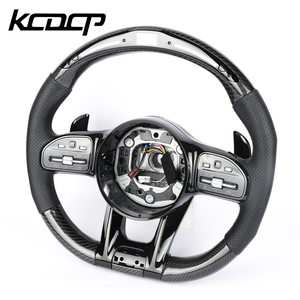 Ajuste para Benz Clase A A200 A180 A260 A45 C63 W205 W204 C300 W222 G55 G500 S63 S320 modelo antiguo a nuevo volante de fibra de carbono - Product Image 2