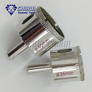 Punta da trapano diamantata elettroplaccata da 6mm-50mm per uso a umido, per piastrelle in ceramica, vetro e gres porcellanato - Product Image 5