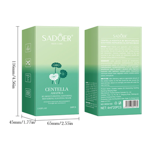 Masque de nuit en gel SADOER à la Centella Asiatica <span class=keywords><strong>B5</strong></span>, label privé OEM, apaisant, hydratant, masque facial congelé, masque facial en gel en gros - Product Image 5