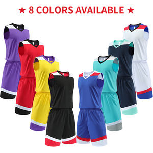 Maillots de <span class=keywords><strong>basket</strong></span>-ball rouges et blancs brodés au lycée et au collège, uniforme d'équipe de <span class=keywords><strong>basket</strong></span>-ball pour hommes avec logo en chiffres Lq226 - Product Image 3