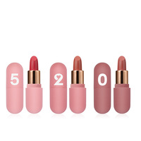 H144 Mini Capsule Rouge À Lèvres Échantillon Taille Ensemble Étanche Tasse Antiadhésive Facile à Colorer Saint Valentin Cadeau D'anniversaire Maquillage