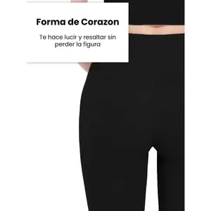 Leggings longs noirs respirants avec tissu tissé, ajustement serré hautement élastique et mélange de polyamide/élasthanne - Product Image 6