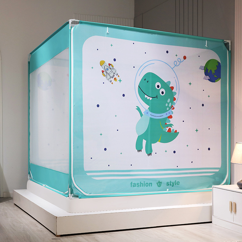Anti Fall for Home Use Children's 1.8 Meter Bedsheet No Installation Bracket Mongolian Yurt Thick Bed Baby Mosquito Net