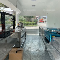 Camion de restauration à bas prix, remorque alimentaire personnalisée avec équipement de cuisine complet, chariot à crème glacée, cuisine extérieure à vendre