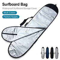 Sac de planche de surf BSCI, imperméable, protection UV, réfléchissant, housse de rangement pour planche de surf, sac de transport pour planche de surf pour le surf en plein air