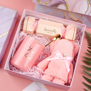 Ensemble rose marbre bleu pour le personnel avec cérémonie de la main, demoiselle d'honneur, petite boîte cadeau pratique |   Meilleures ventes Ensemble exquis avec cadeau - Product Image 1