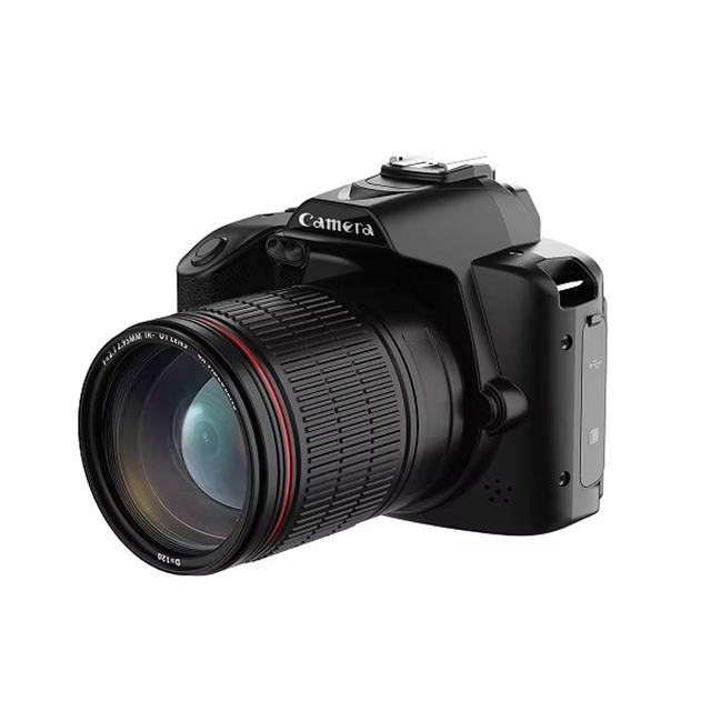 High Quality Professional Vlog Wifi CCD Camera 64MP 16x Zoom Dual Video 4K 3.0'' Touch Screen SD Stainless Steel Photography