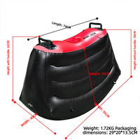 Canapé gonflable multifonctionnel en PVC pour ranger facilement les jouets à câliner - Durable, léger et portable
