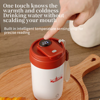 Tasse à café intelligente portable en acier inoxydable 316, isotherme, avec affichage de la température, rechargeable, écologique, pour professionnels
