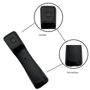 Teléfono básico con cable duradero para oficina en casa o habitación de hotel calidad de sonido clara sin identificador de llamadas teléfono fijo simple - Product Image 3