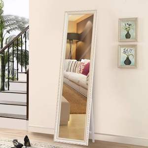 Lida Wood <b>Framed</b> Full Length Floor Mirror European Style Traditional Design Home Use HQ2411 - Product Image 3