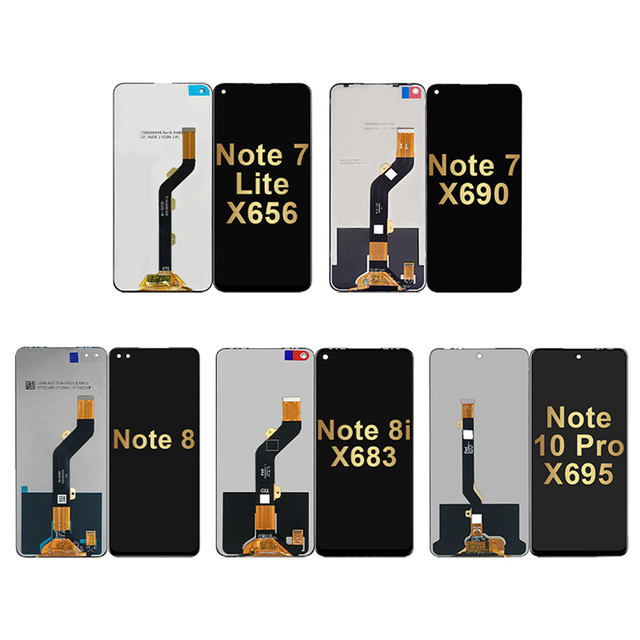 Lcds Replacement Display for Infinix Note 7 8i 10 11s 12 30i Pro VIP Lite 5G Touch Screen Digitizer Assembly