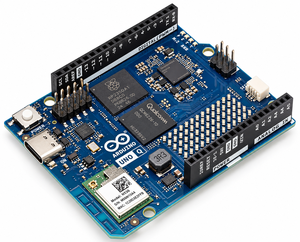บอร์ดพัฒนา HT Arduino UNO Q สำหรับการประมวลผลแบบ Edge Computing AI ด้วยสถาปัตยกรรมแบบคู่ ดีไซน์ Dual Band WiFi5 Bluetooth5.1 Qualcomm QRB2210 STM3 - Product Image 1