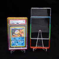 Pelindung Kartu Graded Double Panel Mix Gradient Color Glitter TPU 35pt, Pelindung Bumper, Stok Kartu PSAGraded Guard