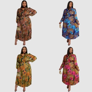 ชุดเซ็ต 2 ชิ้น เสื้อพิมพ์ลายลำลองไซส์ใหญ่ ผ้าเนื้อนุ่ม ระบายอากาศได้ดี เป็นมิตรกับสิ่งแวดล้อม กระโปรงจีบ แฟชั่นผู้หญิง คุณภาพสูง - Product Image 5