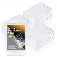 Étui magnétique pour cartes de sport (football, baseball, basketball) avec protection UV, ouverture simple, compatible avec les cartes de 35 à 360 points