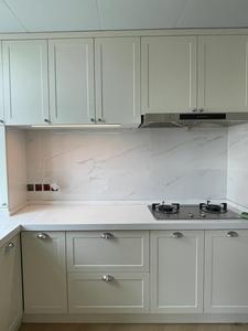 Hot-selling White <strong>PVC</strong> Storage Cabinet All Wood <strong>Kitchen</strong> Cabinet with Quartz Countertop Stylish Sleek <strong>Kitchen</strong> Cupboards - Product Image 4