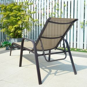 फैक्टरी कस्टम आउटडोर पैटियो लाइट वजन रूस्टप्रूफ गार्डन लाउंज चेयर पेटियो चेज़ लाउंज कुर्सी - Product Image 3