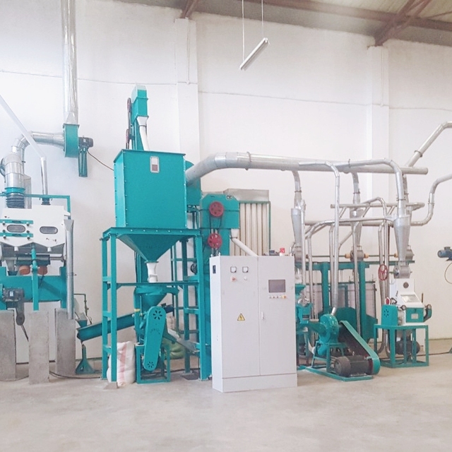 Small Scale 10t/24h Maize Milling Machine Grain Processing Machinery for Tanzania, Kenya, Nigeria Market