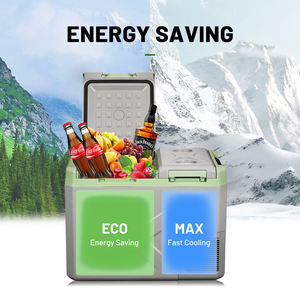 ثلاجة XD35 المحمولة بضاغط تبريد ومجمد متنقل بجهد 12 فولت للكرفانات، تتميز بباب مزدوج قابل للعكس وتحكم ثنائي - Product Image 4
