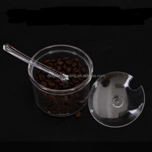 批发丙烯酸茶咖啡糖罐罐用勺子设置 - Product Image 5
