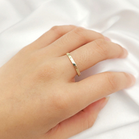 Vente en gros de bagues en or jaune 9k au design populaire Bague à lettres DIY Bijouterie fine pour femmes hommes Cadeau personnalisé en or massif