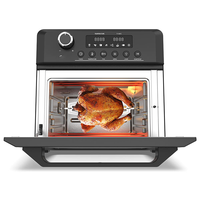 Four à toaster électrique de comptoir numérique, capacité 18L, efficacité énergétique A++, contrôlé par application, écran LED, commande par bouton, convection