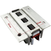 Patins de guidage de contrepoids d'ascenseur SLG20 en acier inoxydable, design moderne, pour usage hôtelier, pour rails principaux et auxiliaires, chariot coulissant
