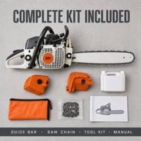 Motosierra MS380 Stihl MS381 382 de 72cc, máquina de gasolina para cortar árboles y troncos con motor de alto torque.