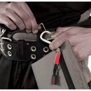 Free Sample Tool Pouch <b>Zipper</b> Bag - 3 Pack Utility Bags <b>Heavy</b> <b>Duty</b> Metal <b>Zippers</b> Pouches With Carabiner, Multi Durable Storage - Product Image 3