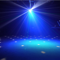 Quatre en un rgbw party dj éclairage activé par le son dmx 512 led Bar disco rotatif lumières colorées pour boîte de nuit