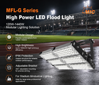 Projecteur LED modulaire certifié ETL SAA 1200W pour stade, aéroport, terrain de cricket, arène de football, IP66