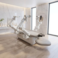 Yeni Üç Kollu 19 Eklemli Yapay Zeka Akıllı Masaj Robotu Müzikli Zamanlayıcılı Kontrol Cihazı Tak ve Çalıştır Güç Kaynağı Dahili Yatak Tipi Tam Vücut Güzellik Salonları ve Spa'lar için