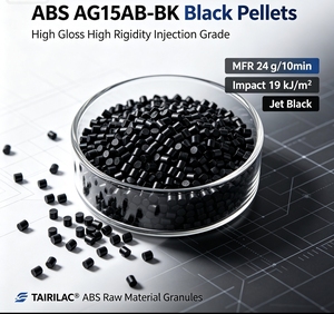 Gránulos de Plástico ABS AG15AB‑BK, Color Negro Azabache, Acabado de Superficie de Alta Calidad para Carcasas de TV y Piezas Interiores de Automóviles - Product Image 6
