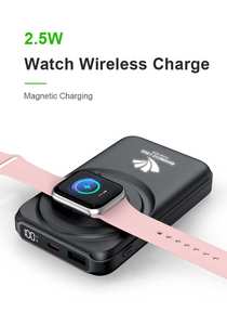 Banques d'alimentation sans fil magnétiques personnalisées <span class=keywords><strong>Mag</strong></span> câble intégré 10000mah station d'alimentation portable PD à charge rapide et sûre pour téléphone et montre - Product Image 4