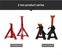 Cric de sécurité manuel mécanique 6T pour réparation et changement de pneus, avec supports de fixation supérieurs