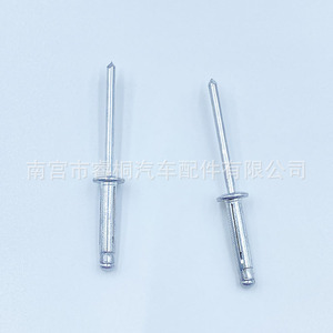Rivets à percussion Shuangxuan 4 mm x 19 mm x 8 mm en acier pour aluminium, fer, usage général - Product Image 2