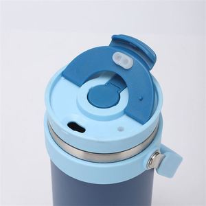 Customized 40oz Stainless Steel Vacuum <b>Double</b> <b>Wall</b> Insulated Powder Coated Tumbler With Flip Straw Lids - Product Image 2