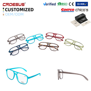 Gafas de Lectura con Marco Grande y Cómodo para PC, Diseño Cuadrado Unisex con Doble Puente, Ligeras, para Presbicia, para Oficina y Computadora - Product Image 1