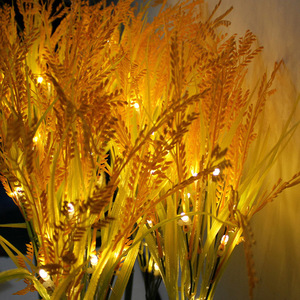 Luces solares para jardín con forma de planta de arroz, 65 cm, luz LED para paisajismo, decoración exterior - Product Image 1