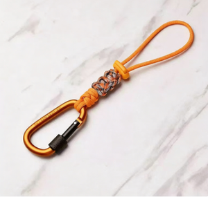 Sangle de clé tressée à la main au design original, pendentif métallique léger de 35g en plusieurs couleurs pour accessoires de sac - Product Image 4