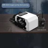 Pompe à air pour aquarium ultra silencieuse 25W DB58, compresseur d'oxygène haute puissance à grand volume pour aquarium d'eau profonde