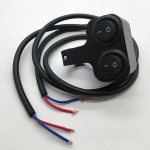 Pièces de moto, interrupteur de moto, interrupteur de phare noir en alliage d'aluminium, interrupteur d'alimentation pour projecteur LED stroboscopique - Product Image 3