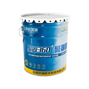 XINC JG360 + Un componente de impermeabilización Pintura revestimiento de poliuretano para techo Piscina Baño